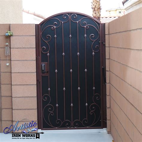 house metal front gate|solid metal side gates.